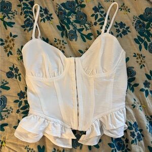 One Clothing corset tank top